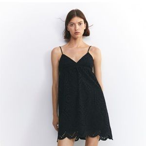 H&M Dress w Eyelet Embroidery